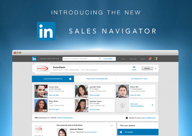 LinkedIn sales intelligence tool