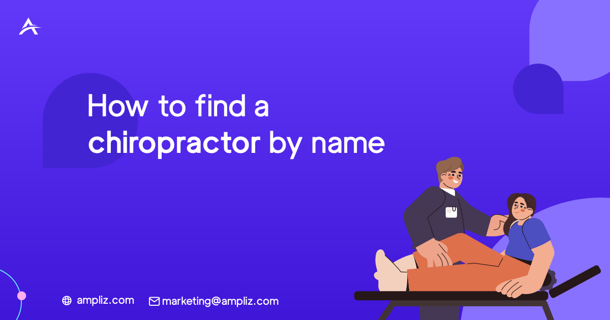 How to find a chiropractor by name