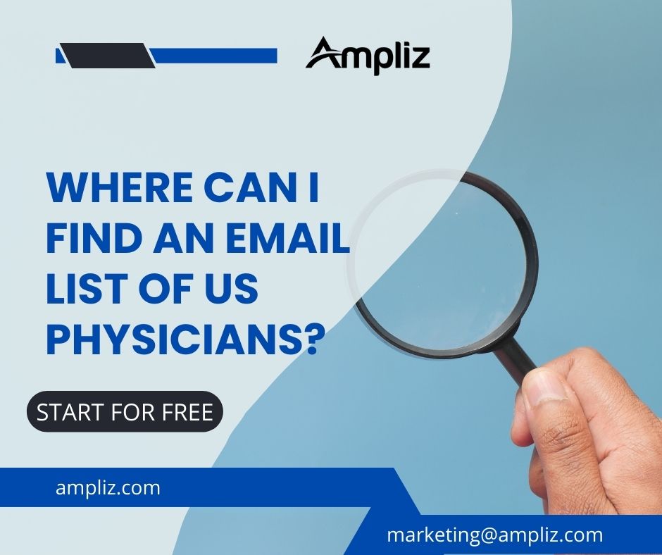 Where can I find an email list of US physicians?