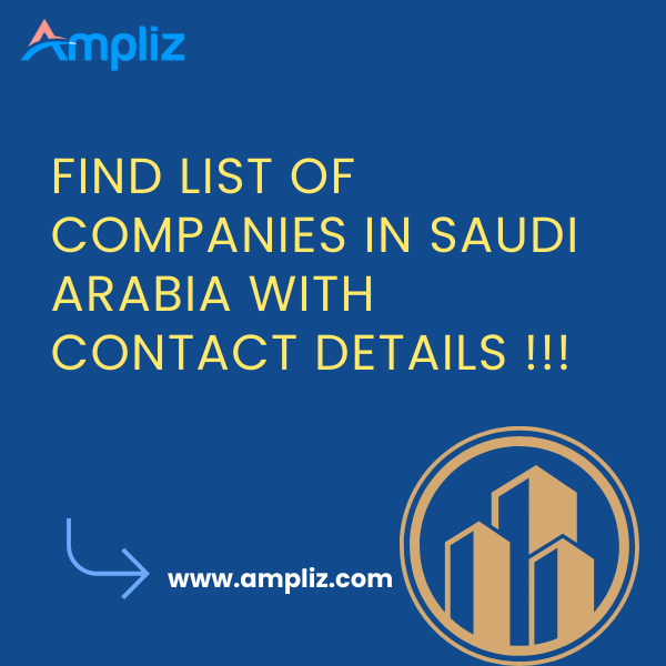 list of companies in Saudi Arabia with Contact details
