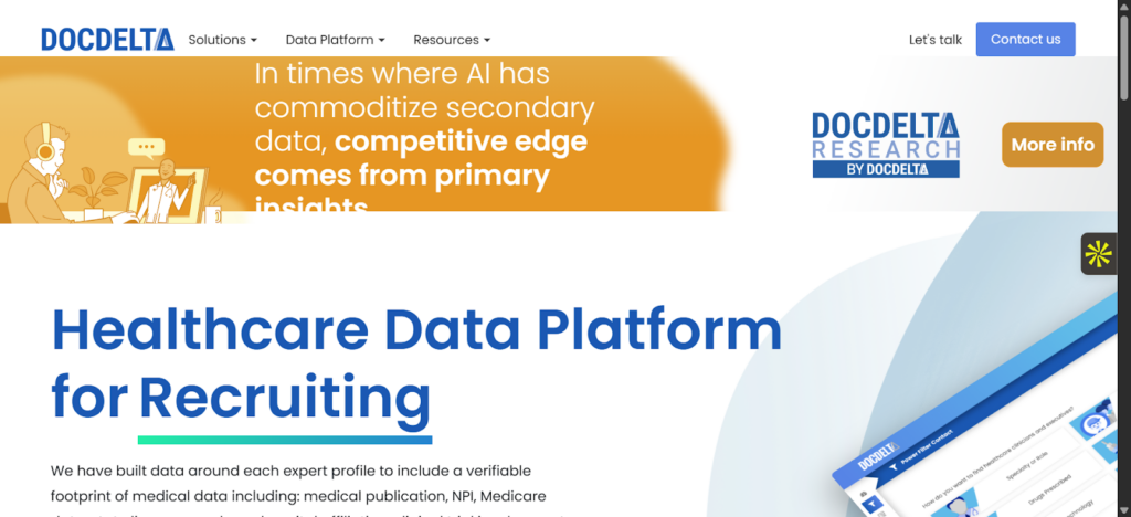 DocDelta - Verified physician email database providers