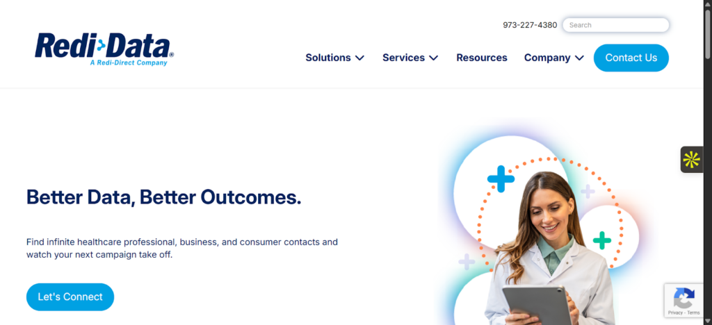 Redi Data - top healthcare database providers