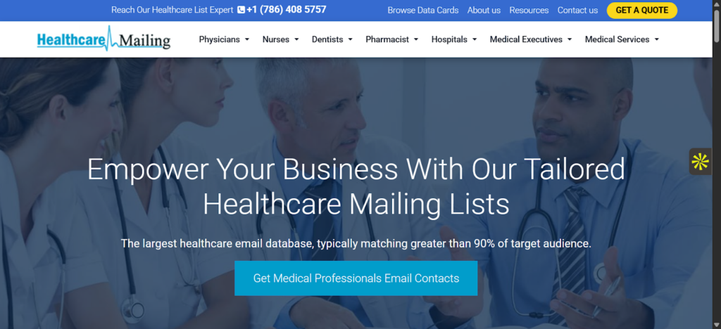 healthcare database providers