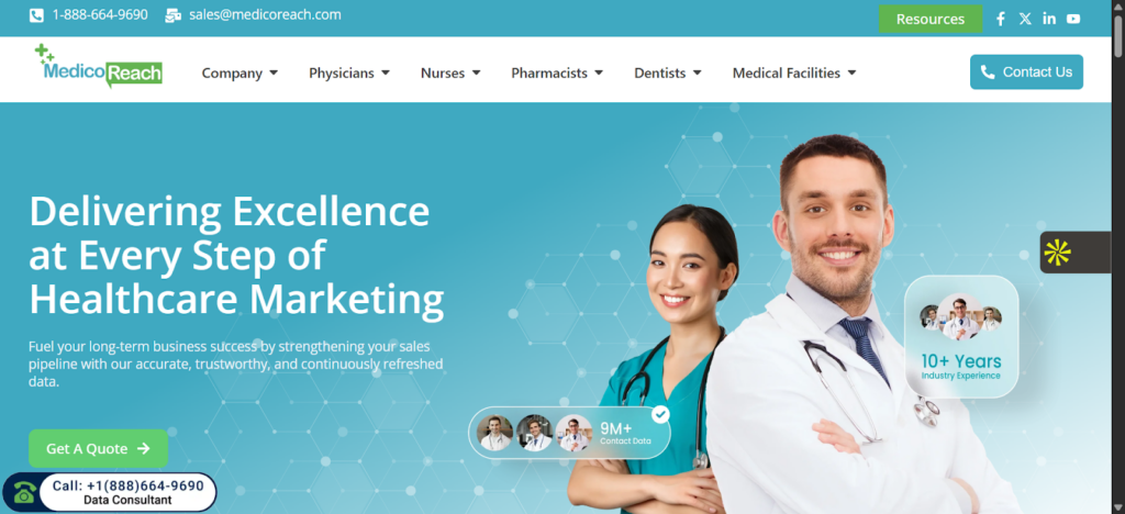 best healthcare database providers