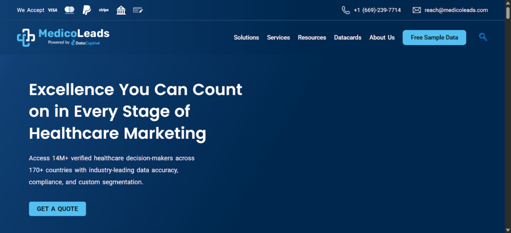 healthcare b2b data providers