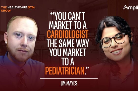 Jim Mayes on the Healthcare GTM Show discussing specialty-based sales strategy in healthcare